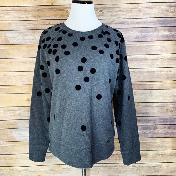 Boden | Tops | Boden Grey Black Flocked 